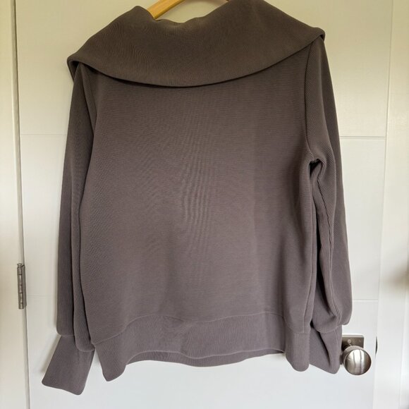 Varley Vine Ottoman Half Zip Pullover / Deep Charcoal / Size Medium - Picture 2 of 3